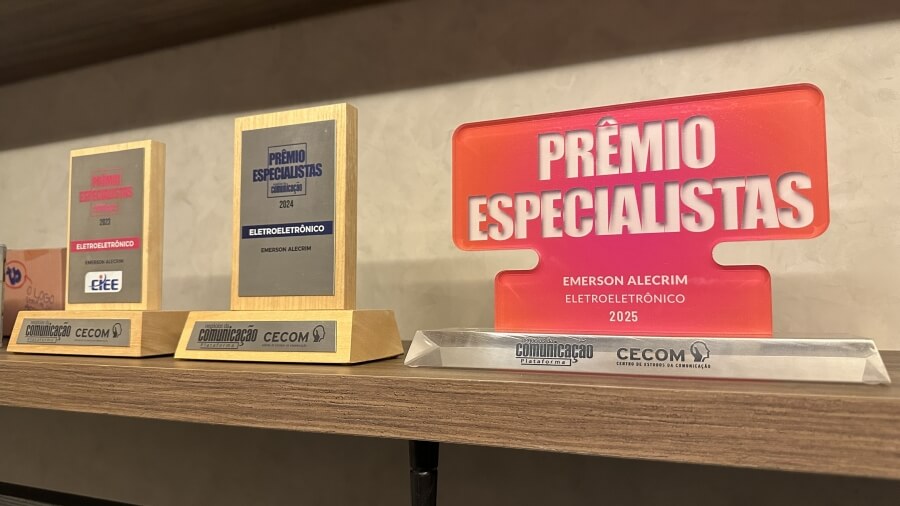 Reconhecimentos no Prêmio Especialistas, categoria Eletroeletrônico